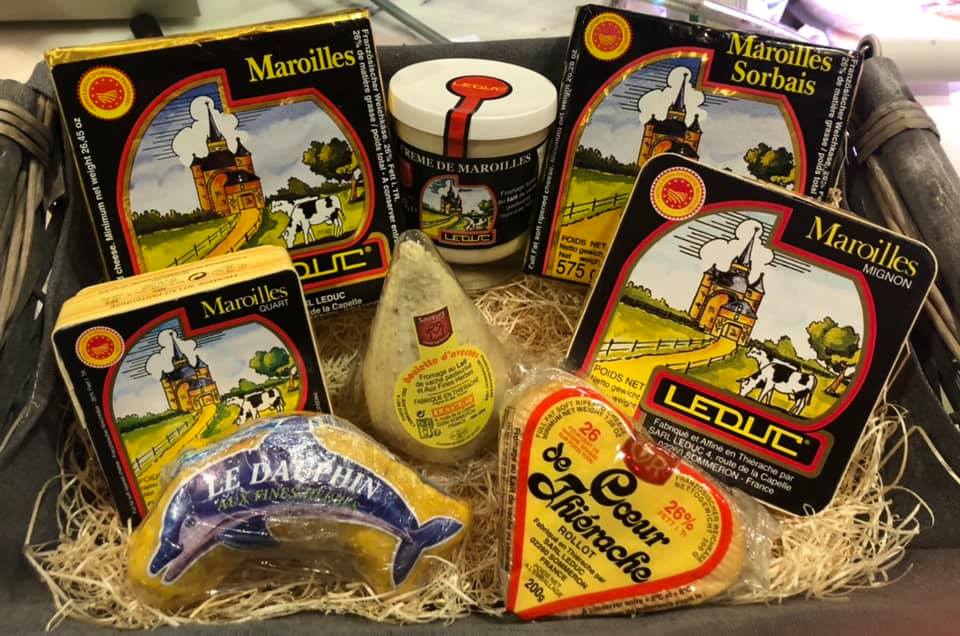 Les fromages, produits des Maroilles Leduc