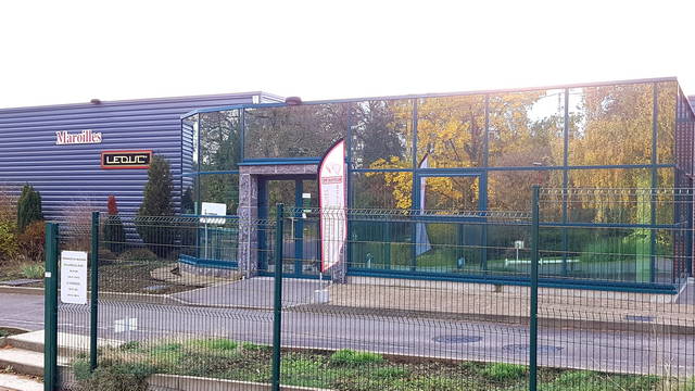 Devanture de la Fromagerie LEDUC à Sommeron